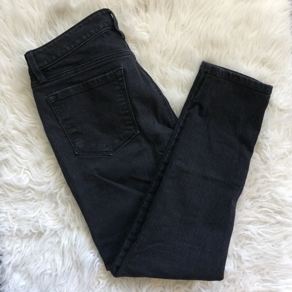 LOFT Denim - Ann Taylor loft curvy skinny black denim jeans